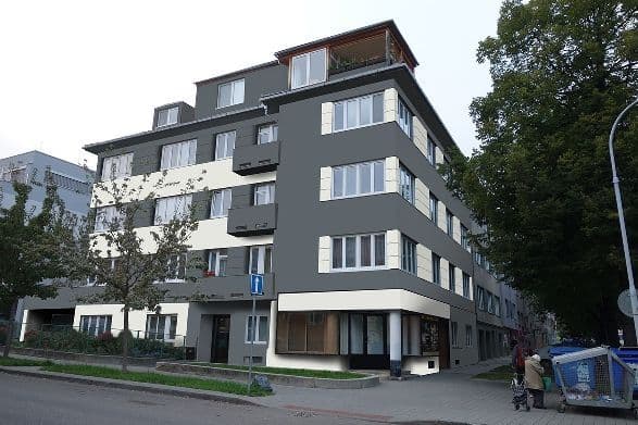 Návrh rekonstrukce fasády - varianta 3 - přední pohled