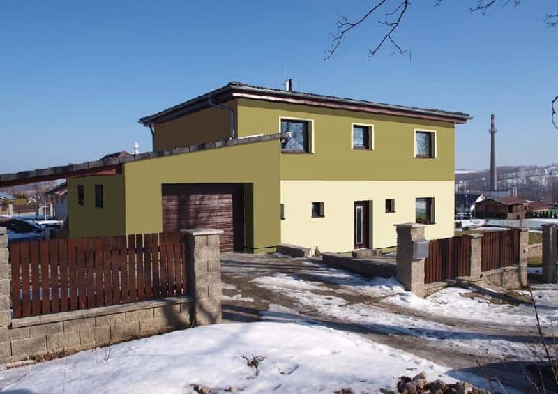 Vizualizace fasády - návrh 10