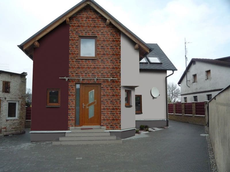 Moderní návrh fasády - varianta 2