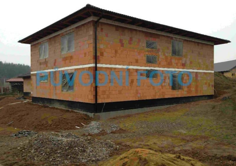 Původní stav - zepředu a z boku