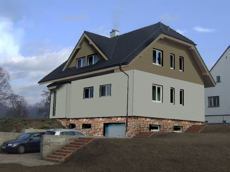 Návrh fasády - varianta 1