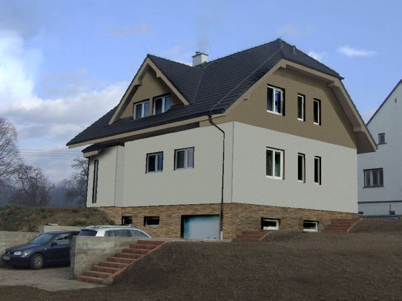 Návrh fasády - varianta 2