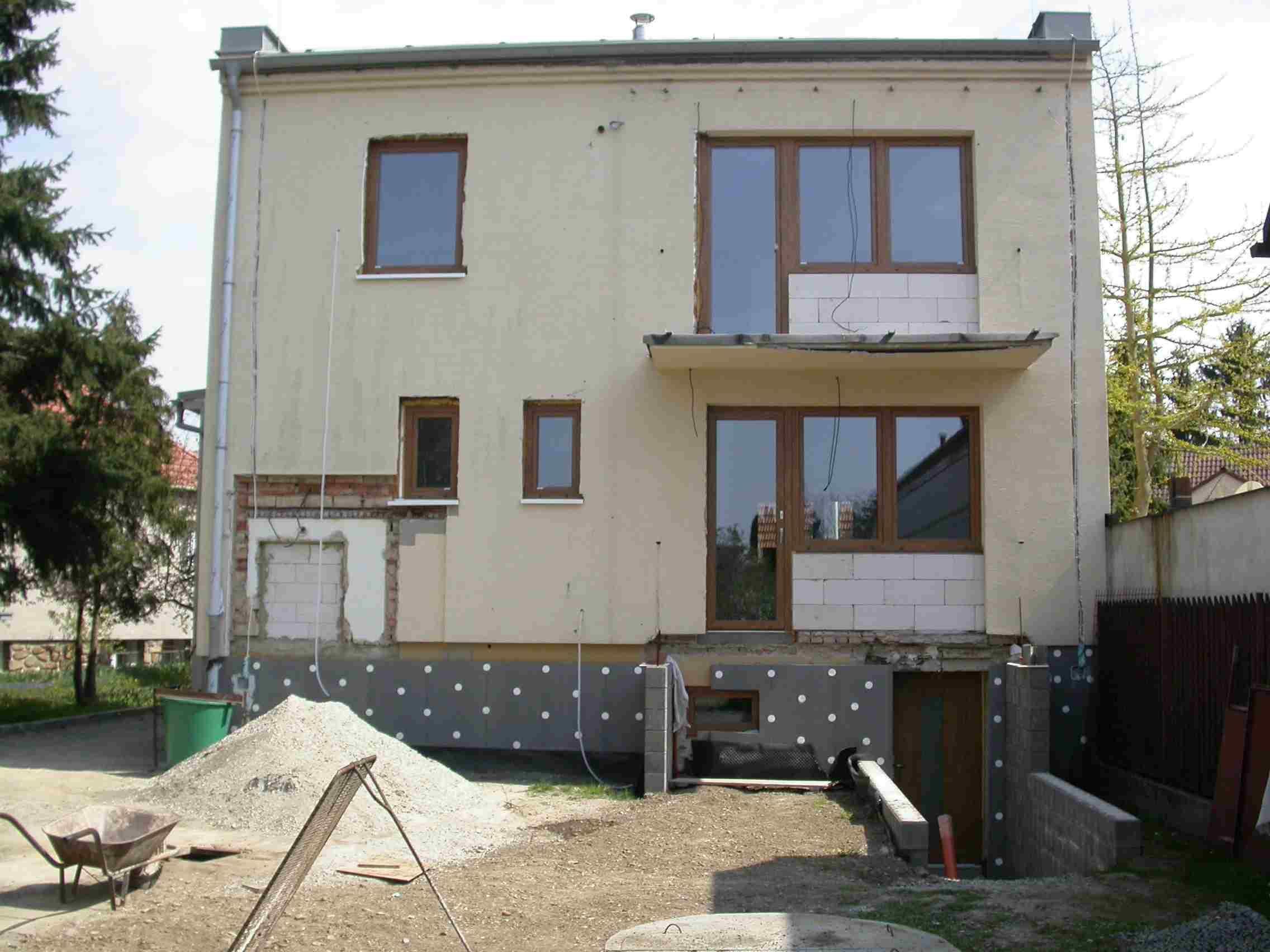 Rodinný dům před návrhem fasády